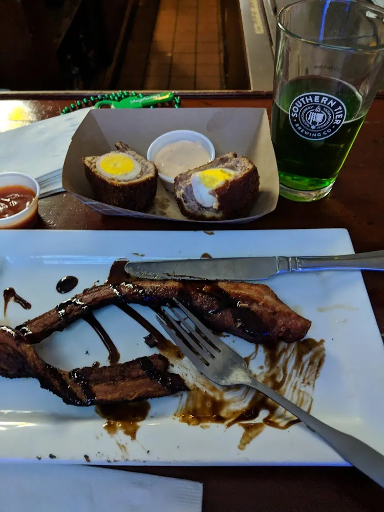 Bacon Sticks & Scotch Eggs